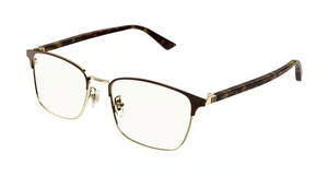 002 - Brown with Clear Lenses