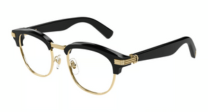 003 - Black With Clear Lenses