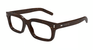003 - Brown  with Clear Lenses