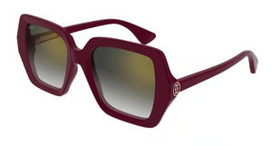 003 - Burgundy With Grey Lenses