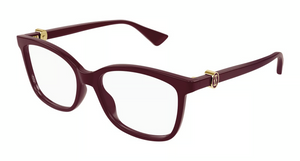 003 - Burgundy with Clear Lenses