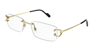 003 - Gold with Clear Lenses