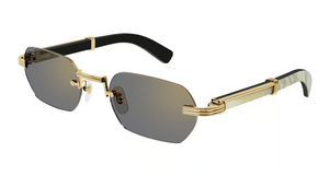 003 - Gold With Bronze Lenses