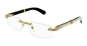 003 - Gold with Clear Lenses