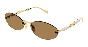 003 - Gold with Brown Lenses