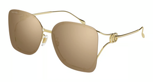 003 - Gold with Brown Lenses