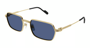 003 - Gold With Blue Lenses
