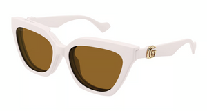 003 - Ivory with Brown/Clear Lenses