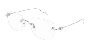 003 - Silver with Clear Lenses