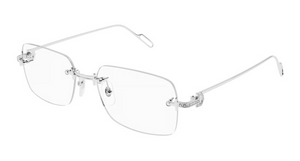 003 - Silver with Clear Lenses