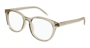 004 - Beige with Clear Lenses