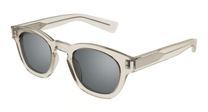004 - Beige With Silver Lenses