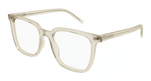 004 - Beige with Clear Lenses