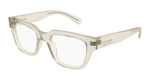 004 - Beige with Clear Lenses