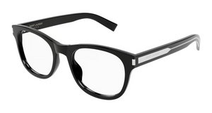 004 - Black with Clear Lenses
