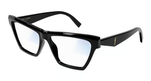 004 - Black With Clear Lenses