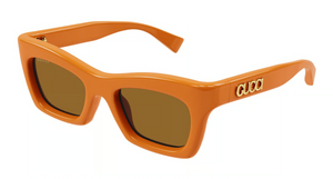 004 - Orange with Brown Lenses