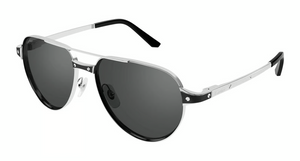 004 - Silver With Grey Polarized Lenses