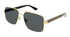 005 - Gold With Smoke Polarized Lenses