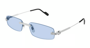 005 - Silver With Light Blue Lenses