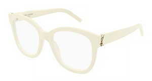 006 - Ivory with Clear Lenses
