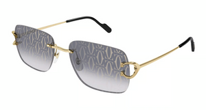 007 - Gold With Grey Lenses