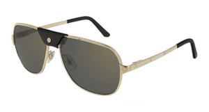007 - Gold With Grey Polarized Lenses