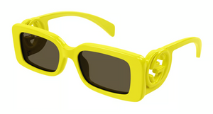 007 - Yellow with Brown Lenses