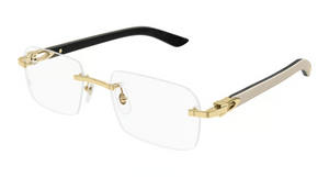 008 - Gold with Clear Lenses
