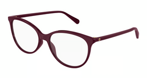 011 - Burgundy with Clear Lenses