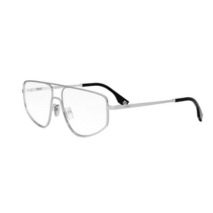 016 - Shiny Silver with Clear Lenses
