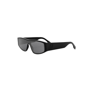 01A - Shiny Black with Grey Lenses