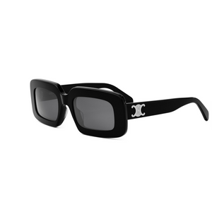 01A - Shiny Black with Grey Lenses