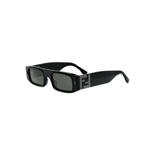 01A - Shiny Black with Grey Lenses