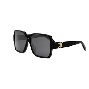 01A - Shiny Black with Grey Lenses