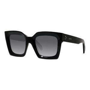 01B - Shiny Black with Gradient Smoke Lenses