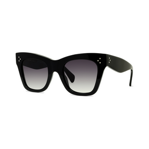 01D -  Shiny Black with Smoke  Polarized   Lenses