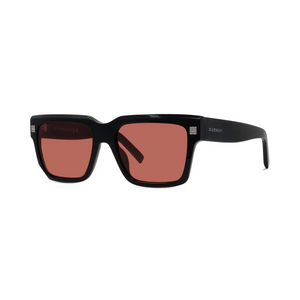 01S - Shiny Black with Red Normal Lenses