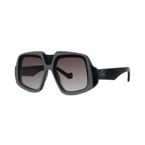 01T - Shiny Black with Gradient Bordeaux  Lenses