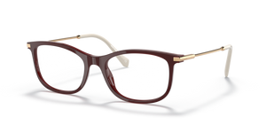 01T1O1 - Top Pink On Bordeaux with Clear Lenses