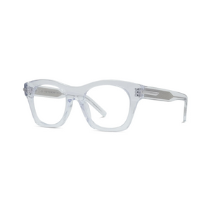 026 - Shiny Transparent with Clear Lenses