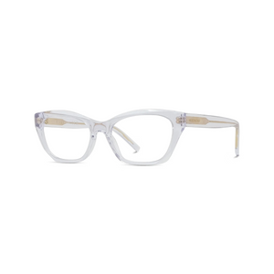 026 - Shiny Transparent with Clear Lenses