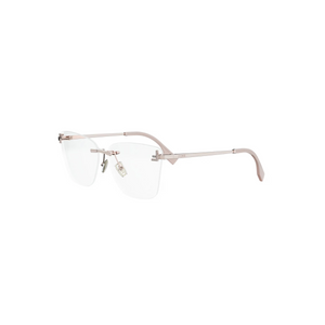 028 - Shiny Rose with Clear Lenses