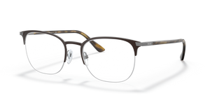 02Q1O1 - Matte Brown with Clear Lenses