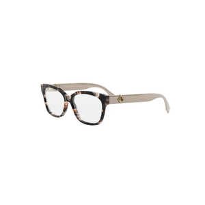 045 - Shiny Havanas with Clear Lenses