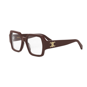 048 - Shiny Brown with Clear Lenses