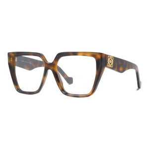 052 -  Shiny Dark Havana with Clear Lenses