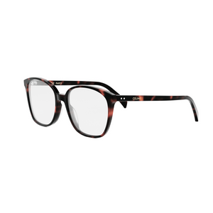 052 - Shiny Dark Havana with Clear Lenses