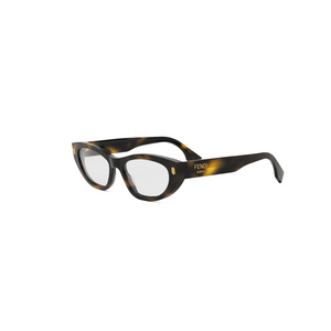 052 - Shiny Havana with Clear Lenses