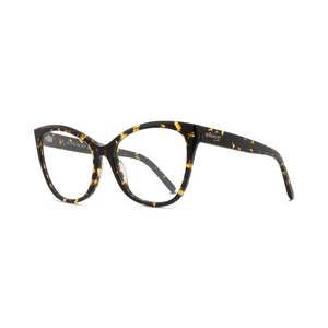 052 - Shiny Havana with Clear Lenses